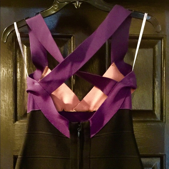 Herve Ledger crisscross dress color block - Picture 3 of 6